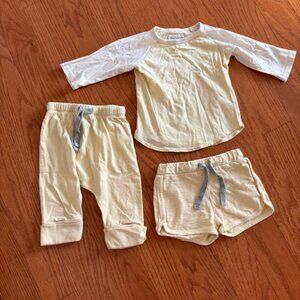 MiniMioche Size 1/2 Bundle - Light Yellow/Offwhite